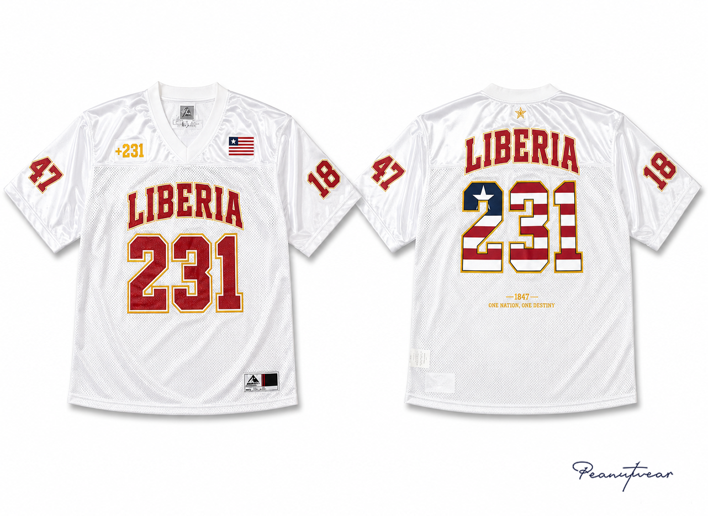 KOJOMO™ Liberia 231 Premium Football Jersey