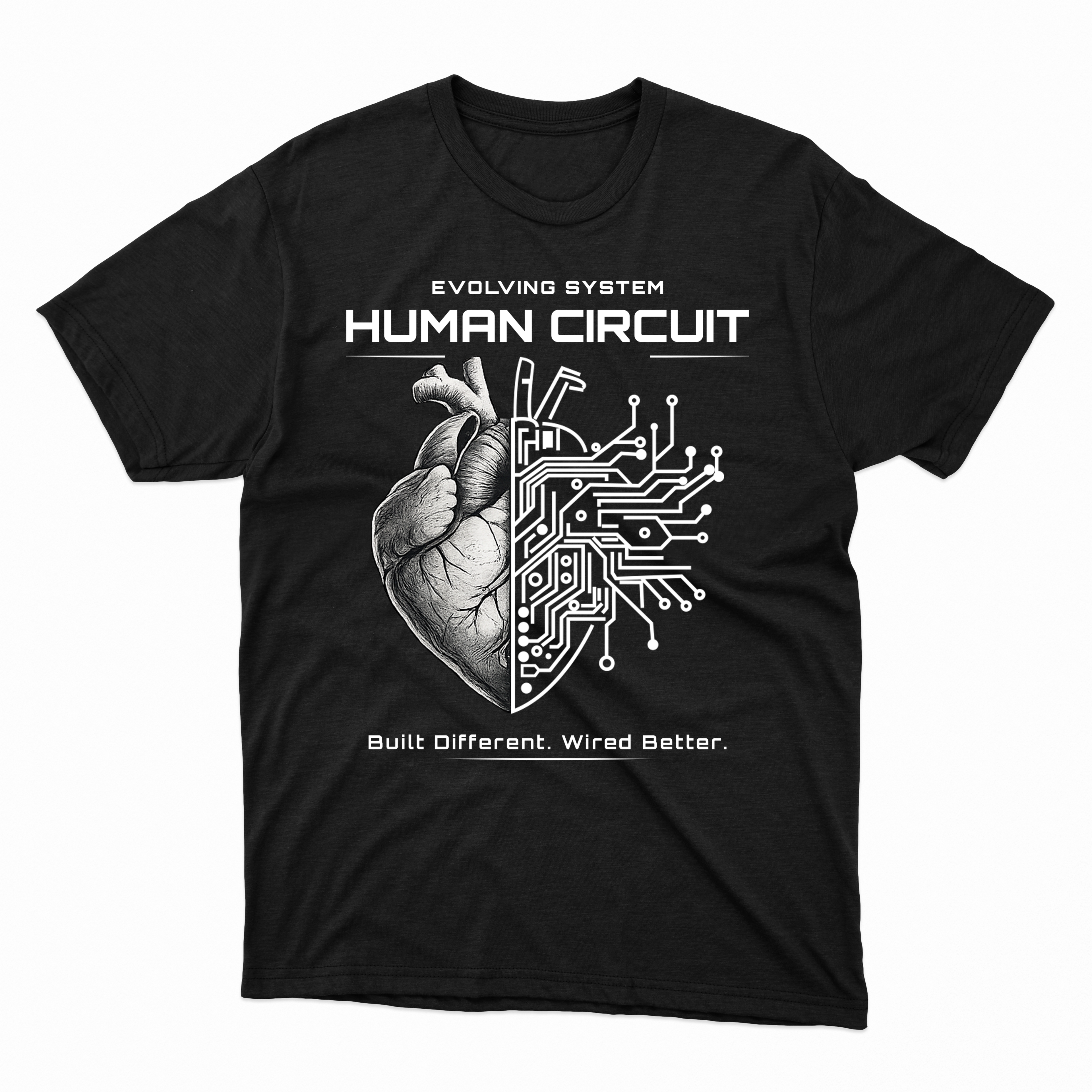 Human Circuit Tee – Built Different Streetwear