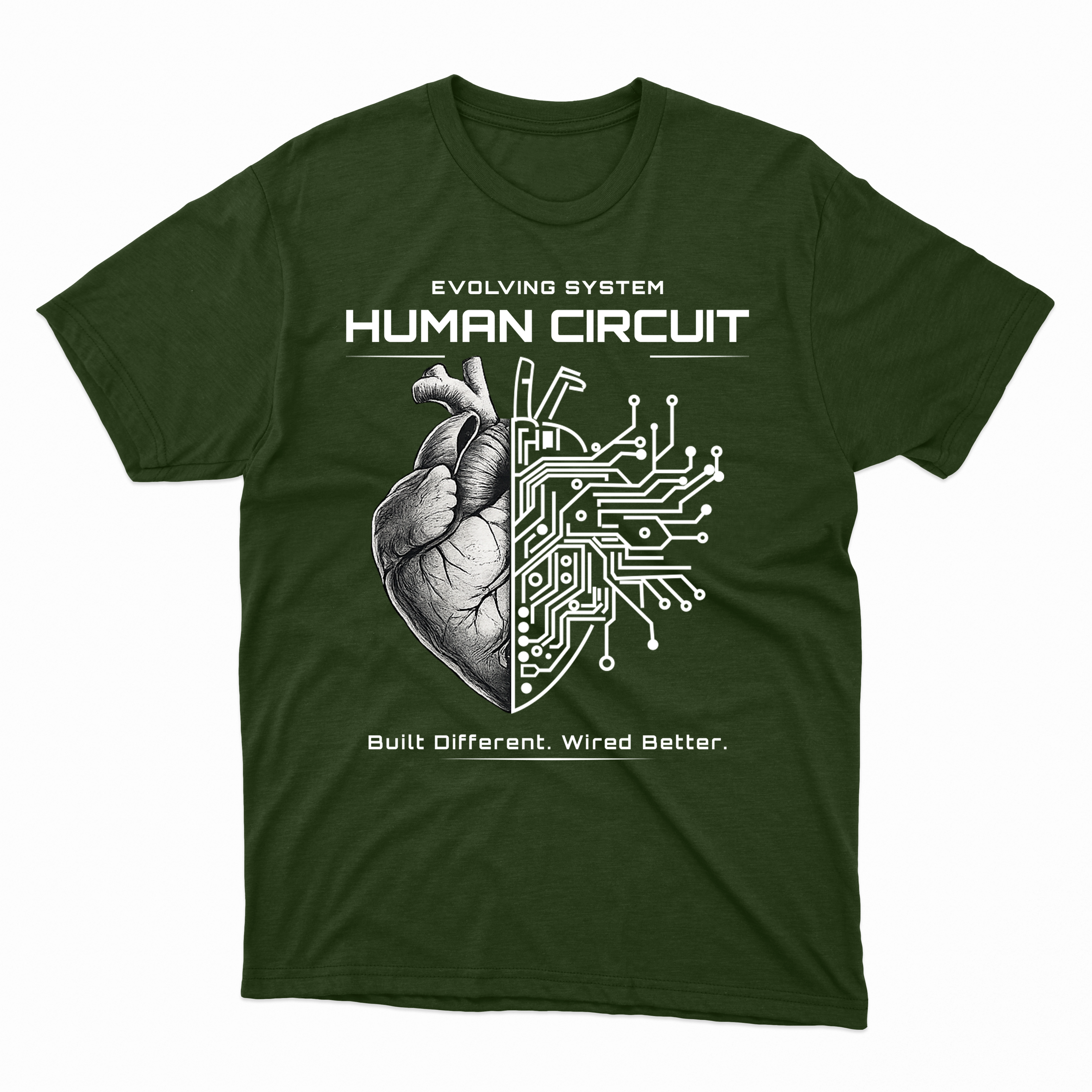 Human Circuit Tee – Built Different Streetwear