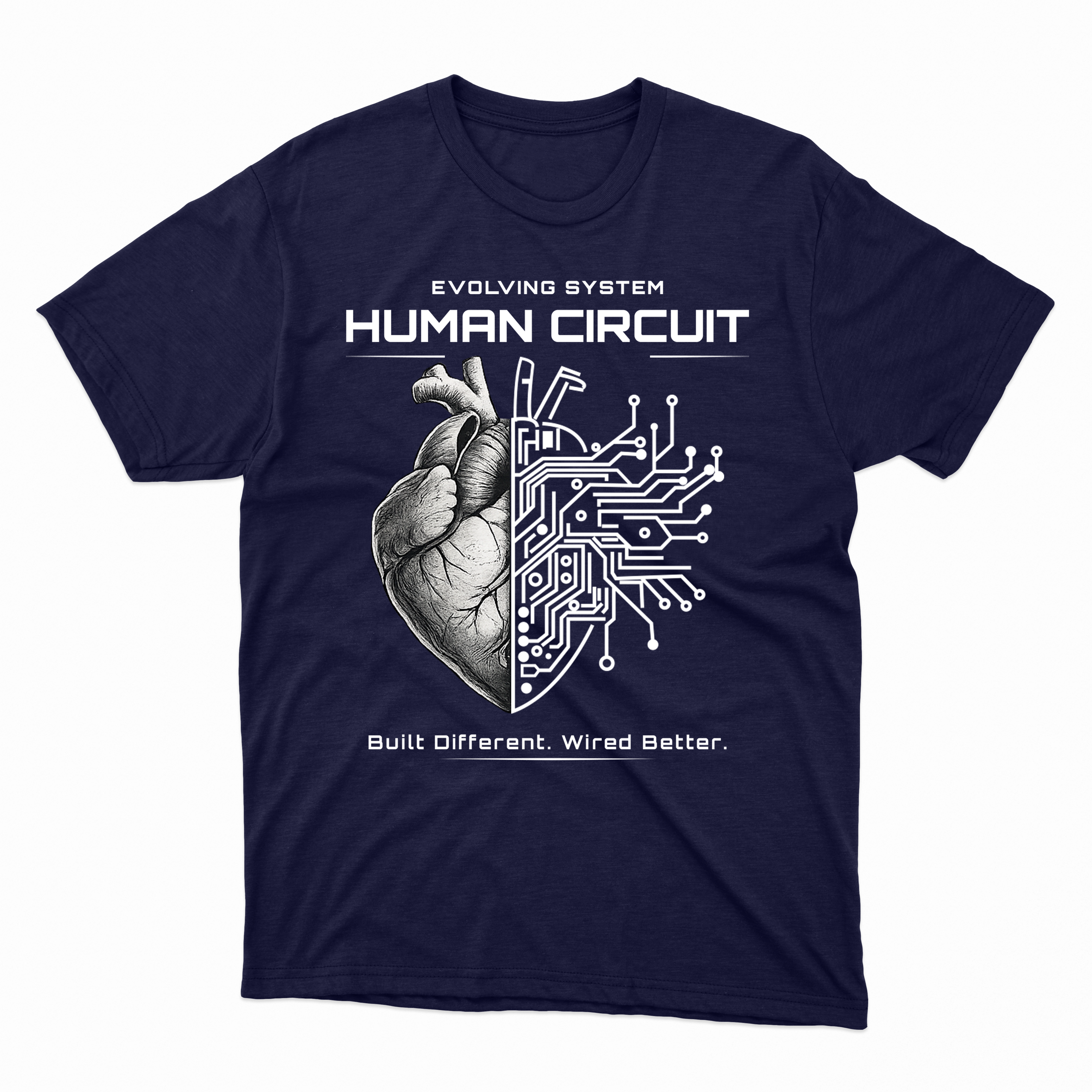 Human Circuit Tee – Built Different Streetwear