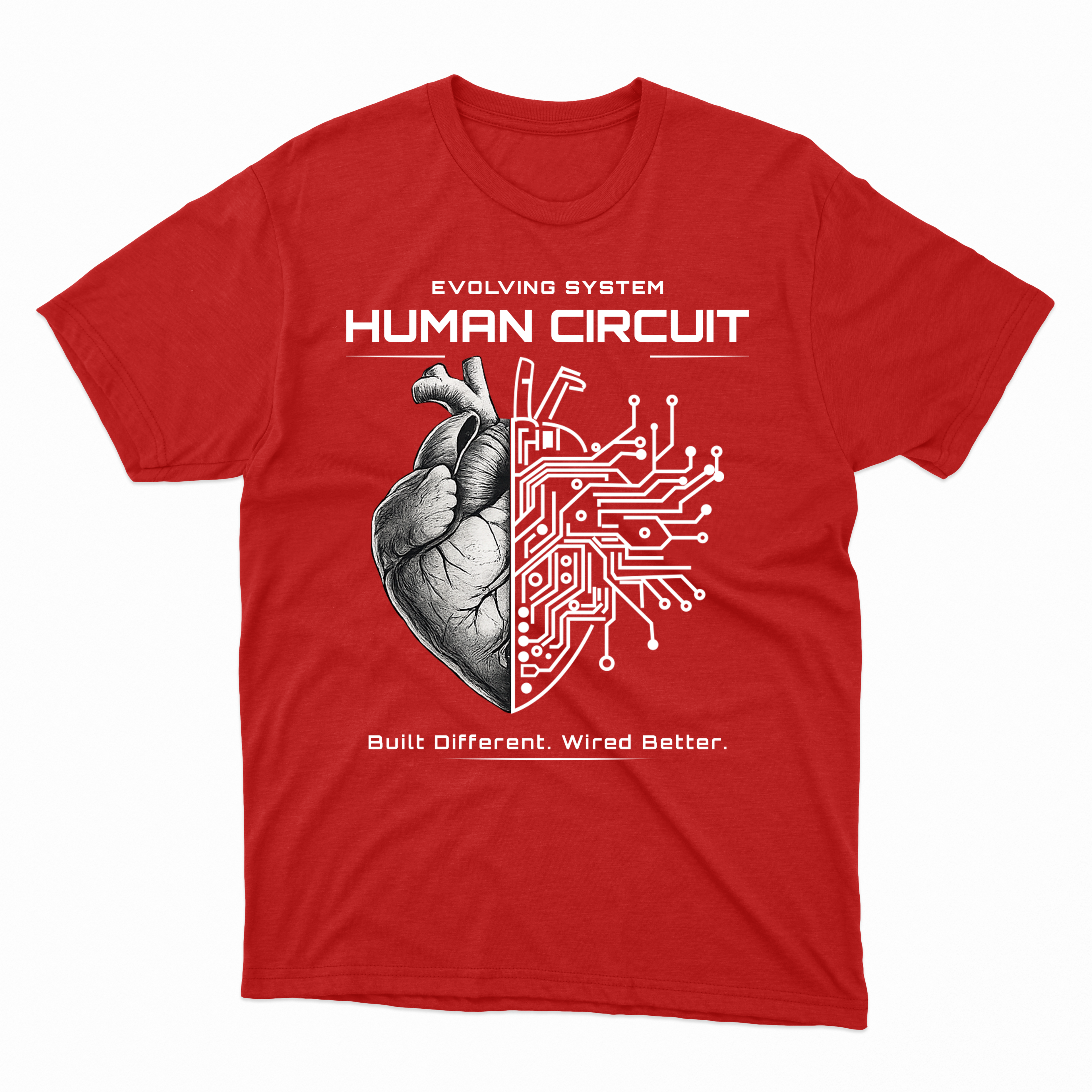 Human Circuit Tee – Built Different Streetwear