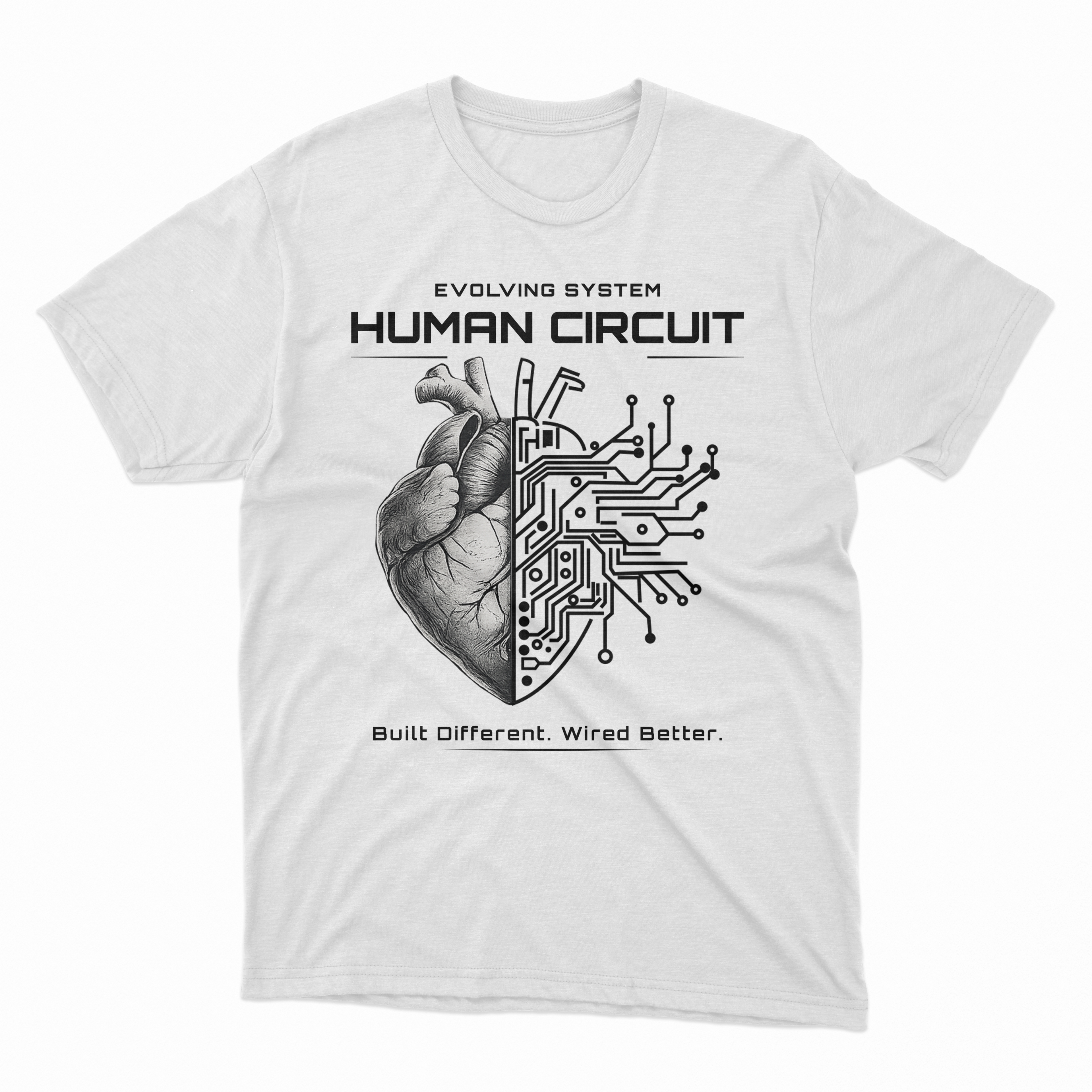 Human Circuit Tee – Built Different Streetwear